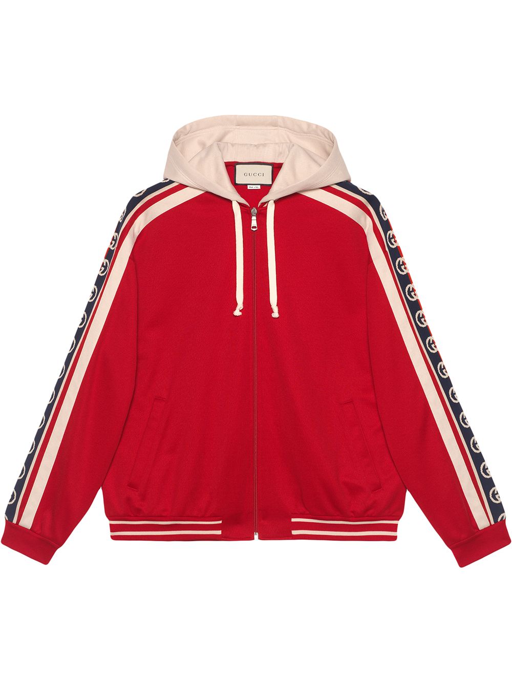 Men Gucci Technical jersey bomber jacket