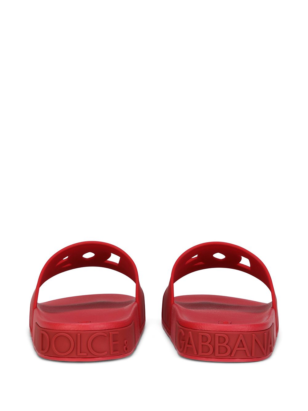 Dolce &amp; Gabbana chanclas con logo recortado