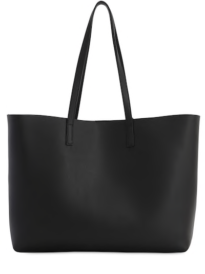 YVES SAINT LAURENT YSL SMOOTH LEATHER TOTE  SHOPPING BAG