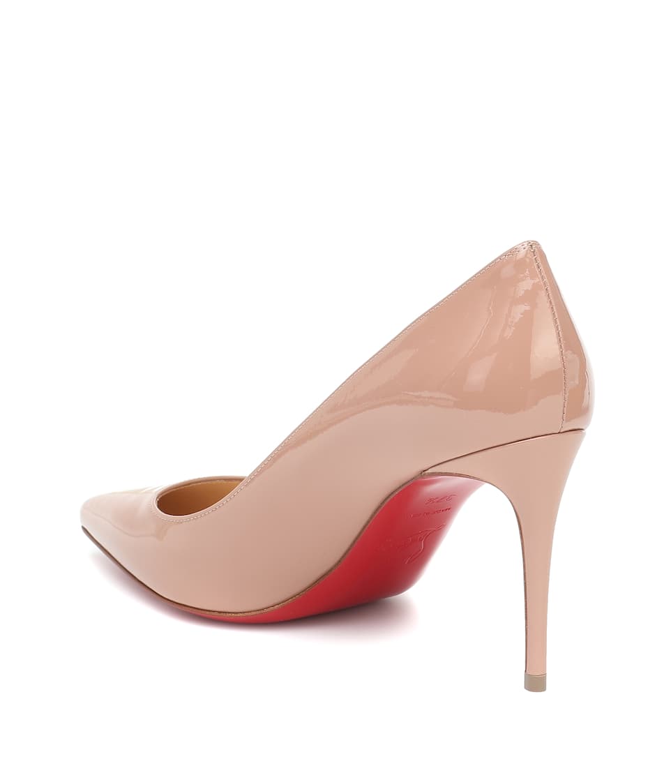 FEMME CHRISTIAN LOUBOUTIN escarpins vernis Kate 85