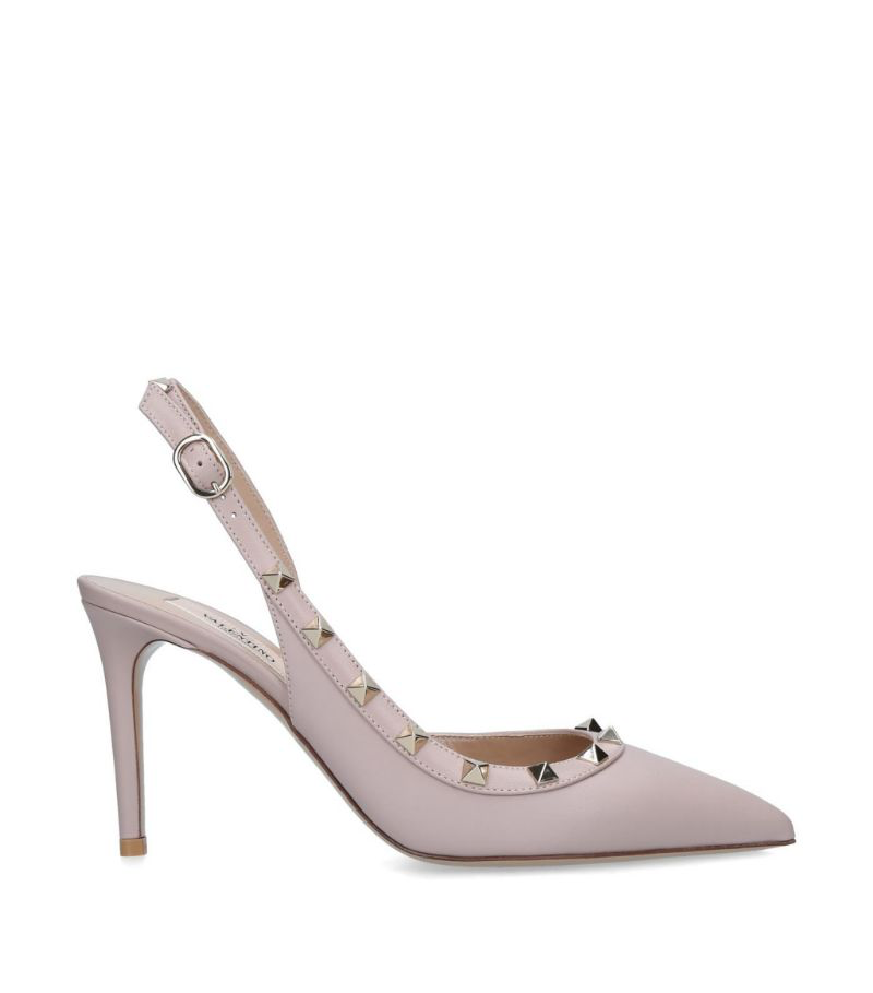 Women Valentino Garavani Rockstud Slingback Heels 85