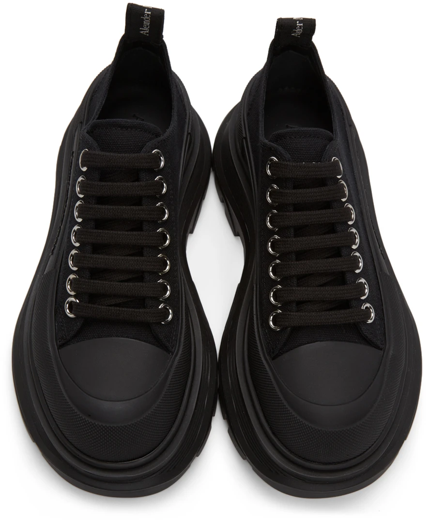 Alexander McQueen Baskets à lacets Tread Slick