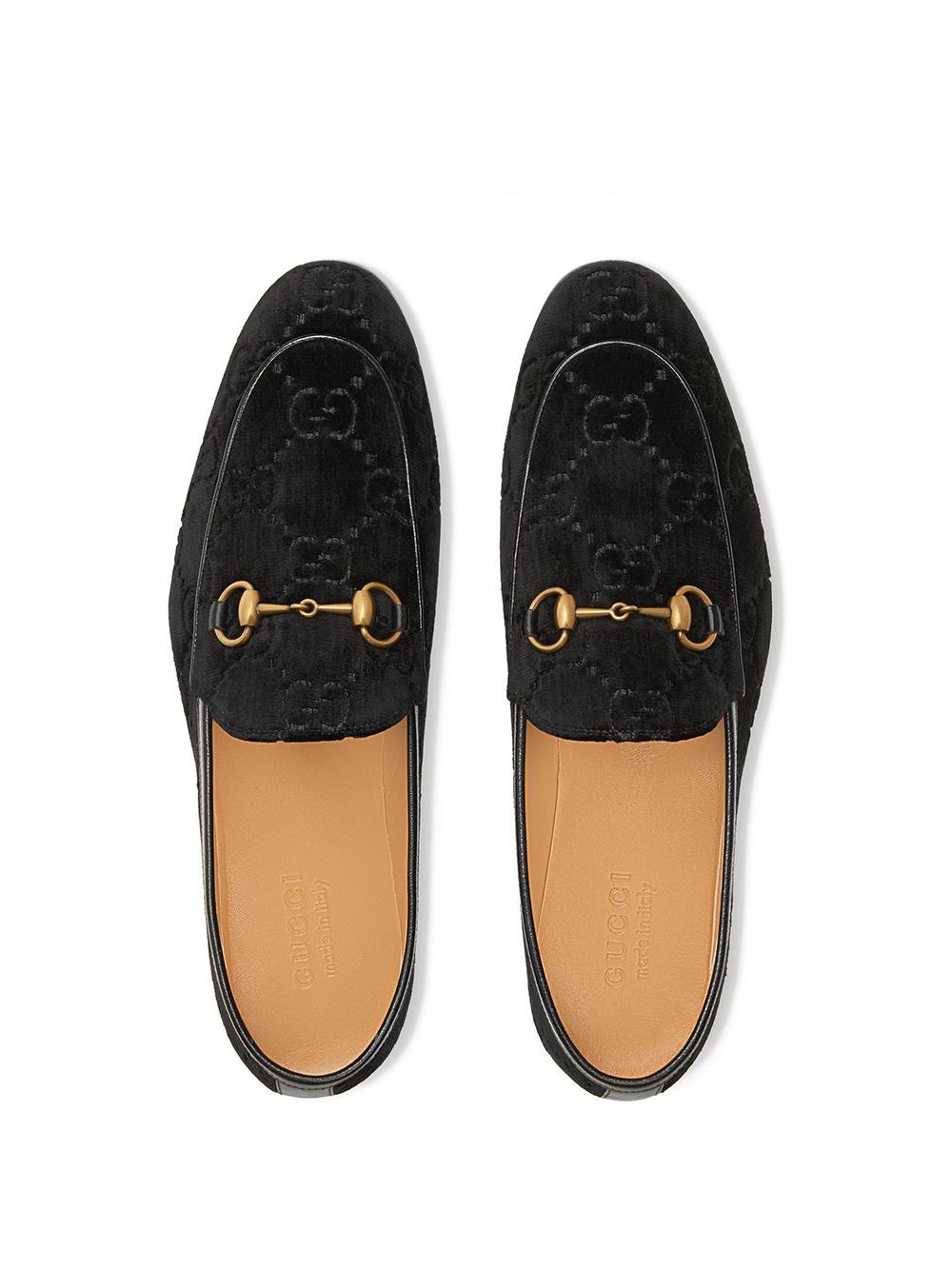 Gucci Gucci Jordaan GG velvet loafers