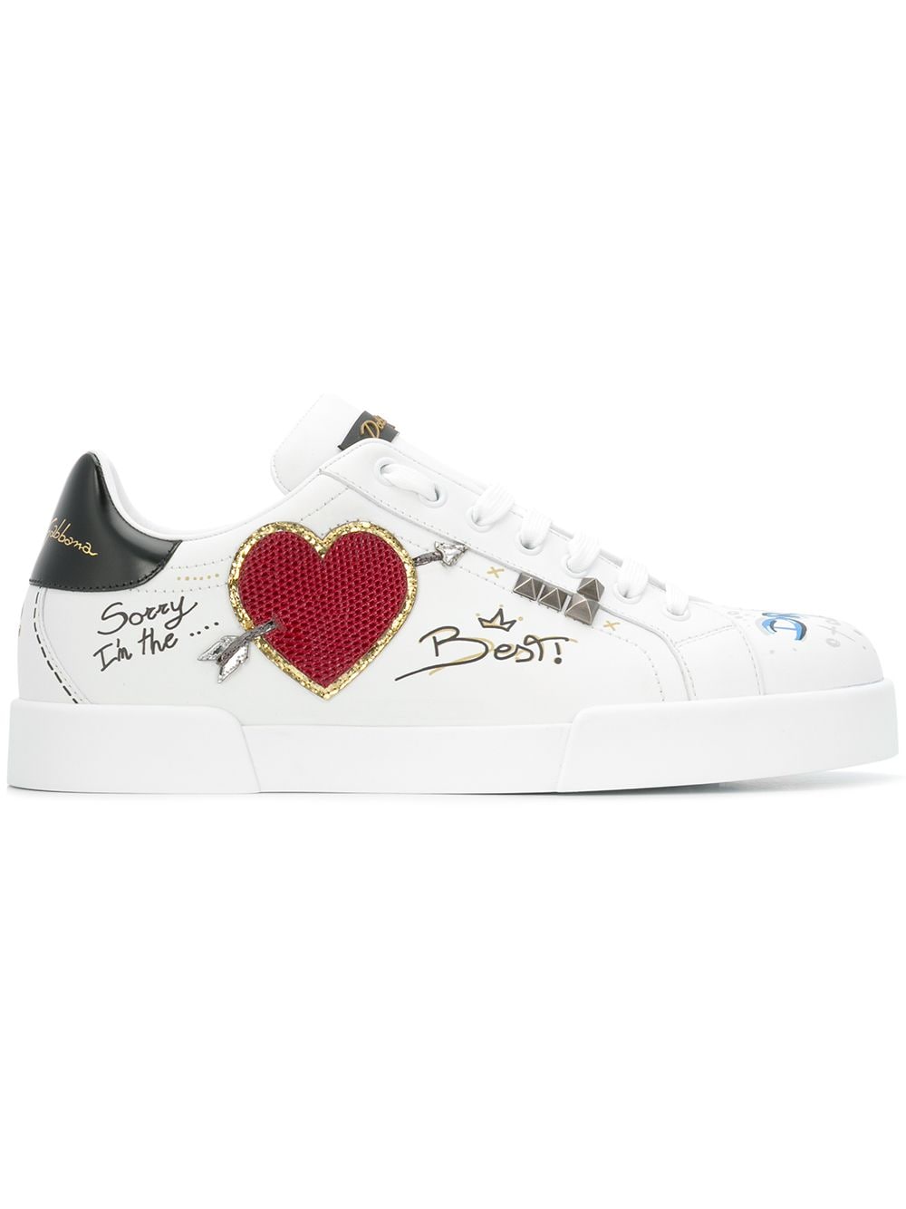 Dolce & Gabbana Portofino graffiti sneakers