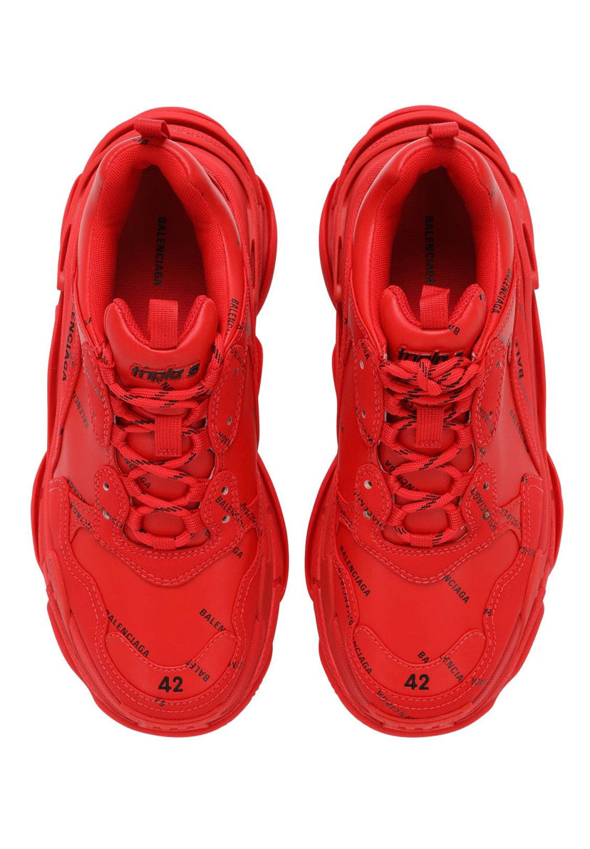 SNEAKERS BALENCIAGA TRIPLE S ALLOVER CON LOGO PARA HOMBRE