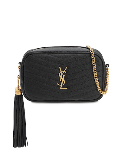 YSL Yves SAINT LAURENT SAC CAMÉRA EN CUIR MATELASSÉ MINI LOU