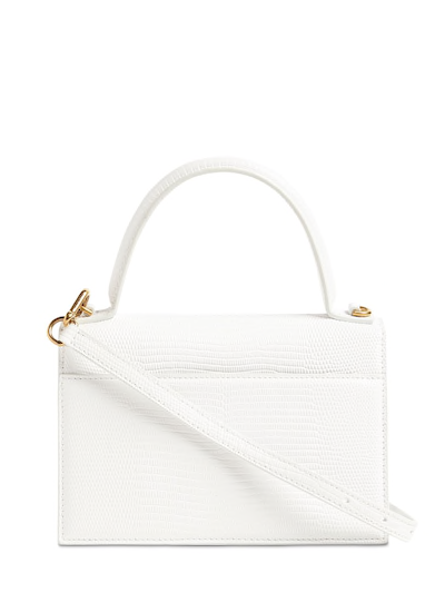 SAC EN CUIR VERNI IMPRIMÉ LÉZARD BALENCIAGA SHARP XS FEMME