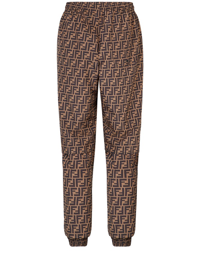 Fendi Pants Brown nylon