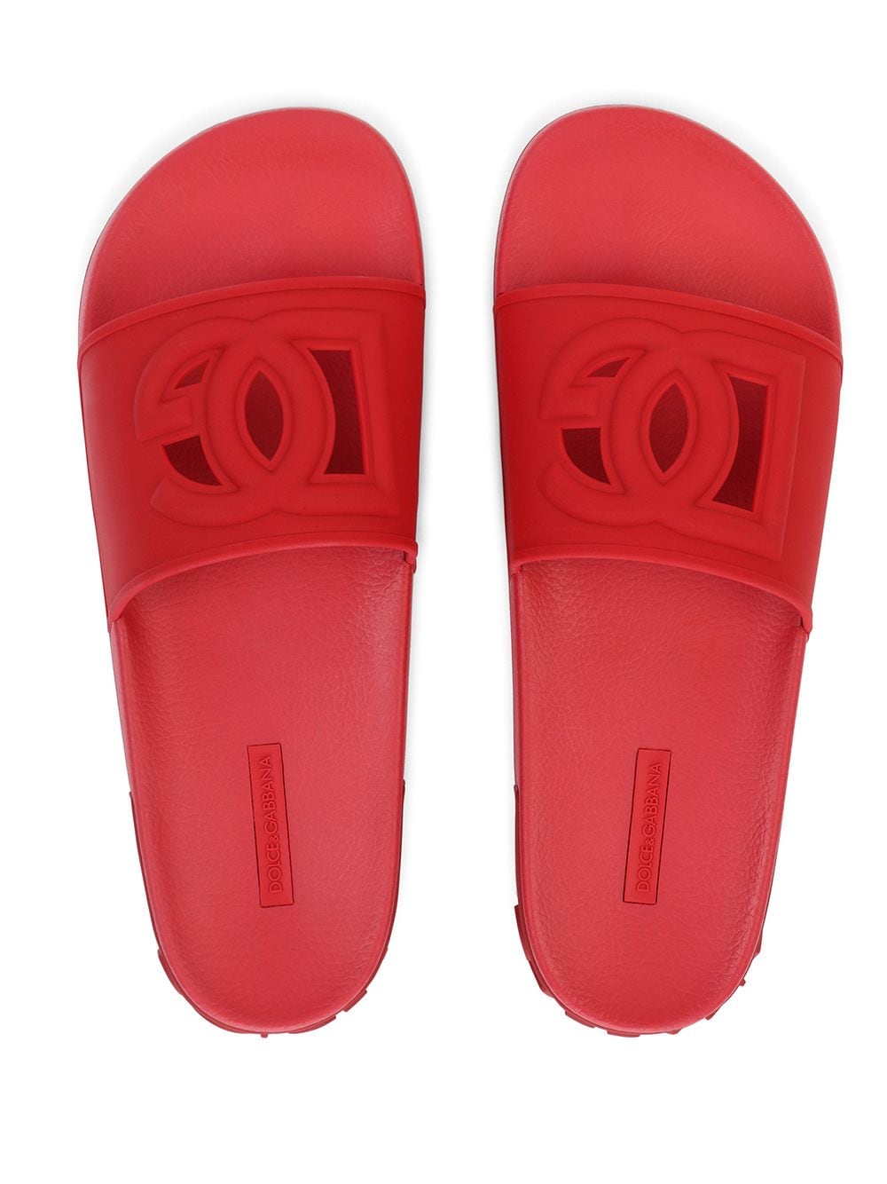 Dolce &amp; Gabbana chanclas con logo recortado