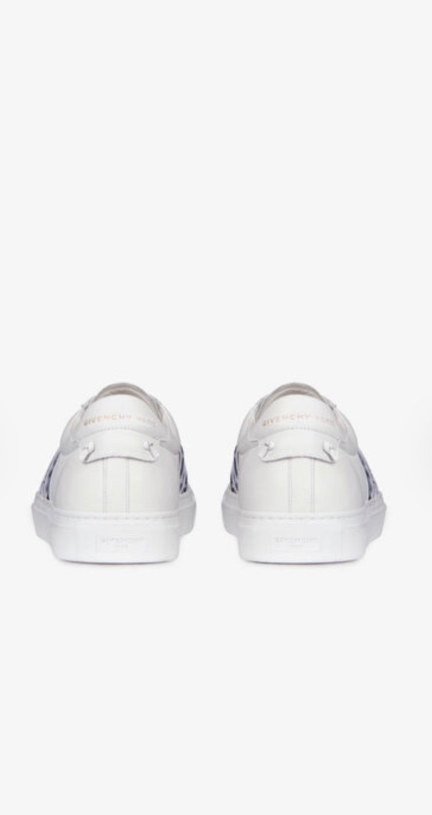 MEN GIVENCHY 4G WEBBING SNEAKERS IN LEATHER