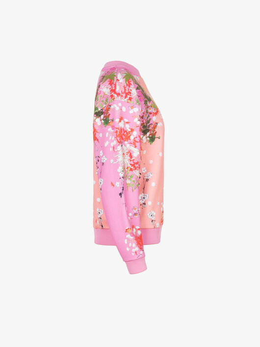 WOMEN GIVENCHY PARIS FLORAL PRINTED SWEATSHIRT