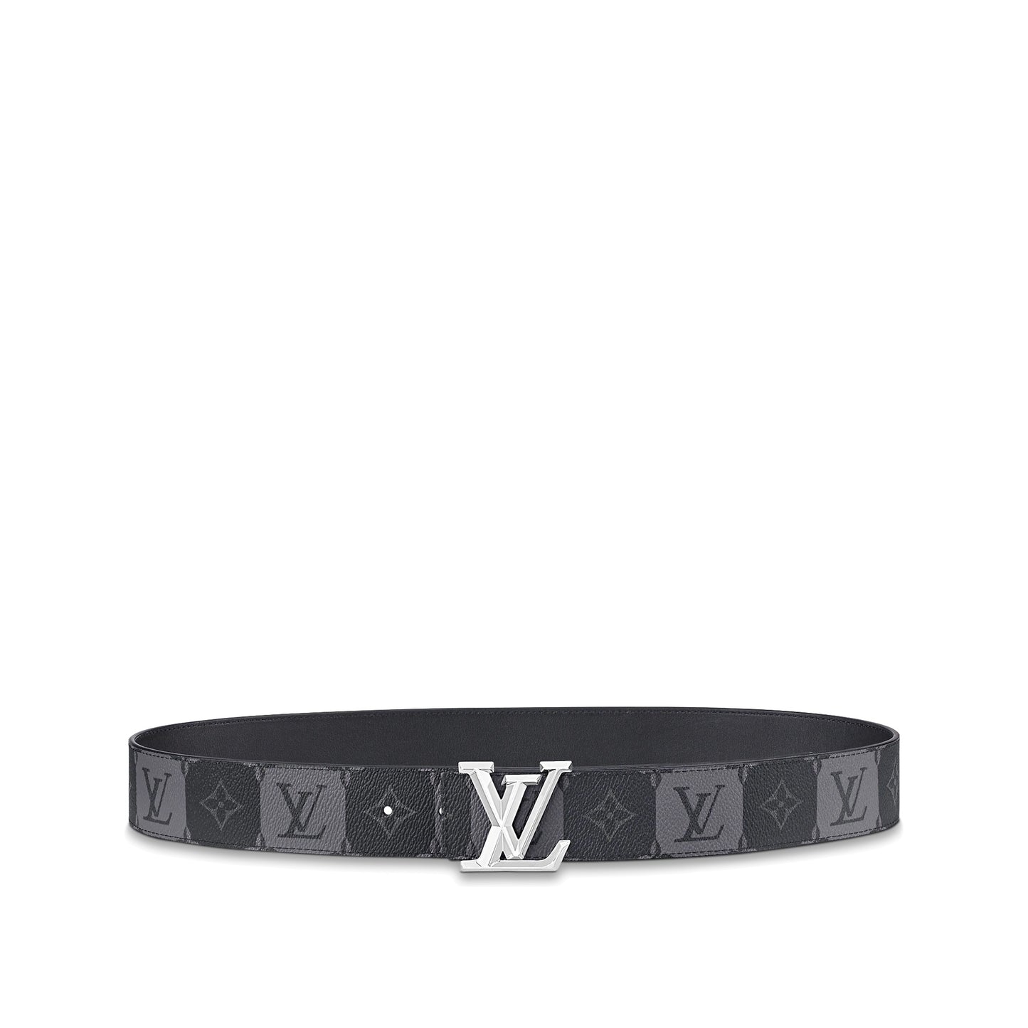 Louis Vuitton Black Monogram 'LV Pyramide' Belt