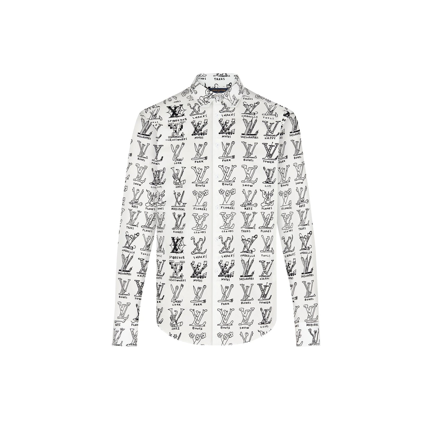 LOUIS VUITTON PLACED GRAPHIC SHIRT