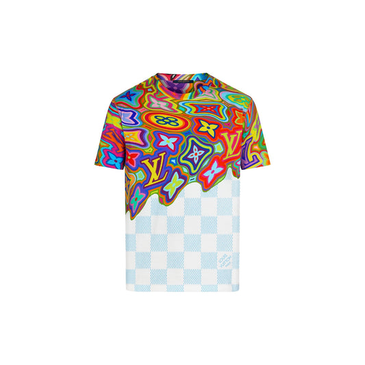 Louis Vuitton PRINTED DAMIER LV T-SHIRT